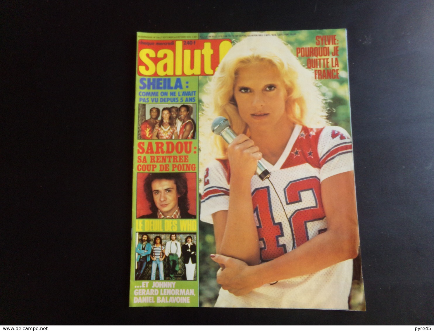 Revue " Salut " N° 73, 1978, Joe Dassin, Daniel Balavoine, Johnny... - People