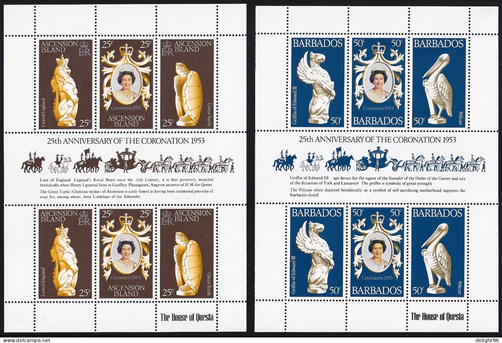 1978 British Omnibus 25th Anniversary Of The Coronation Of Queen Elizabeth II Complete Collection (** / MNH / UMM) - Joint Issues