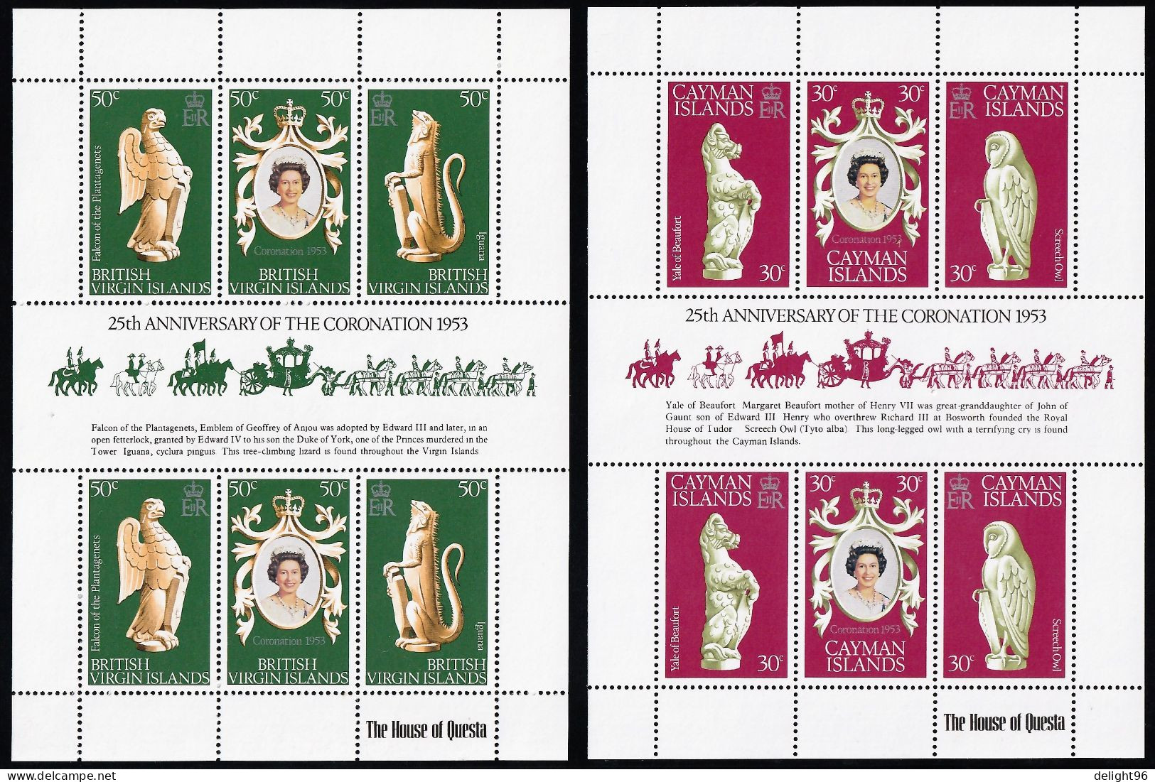 1978 British Omnibus 25th Anniversary Of The Coronation Of Queen Elizabeth II Complete Collection (** / MNH / UMM) - Joint Issues