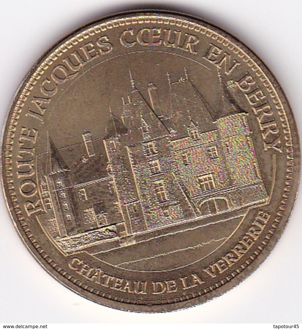 Médaille Souvenir Ou Touristique > Route Jacques Cœur En Berry  > Dia. 34 Mm - 2013