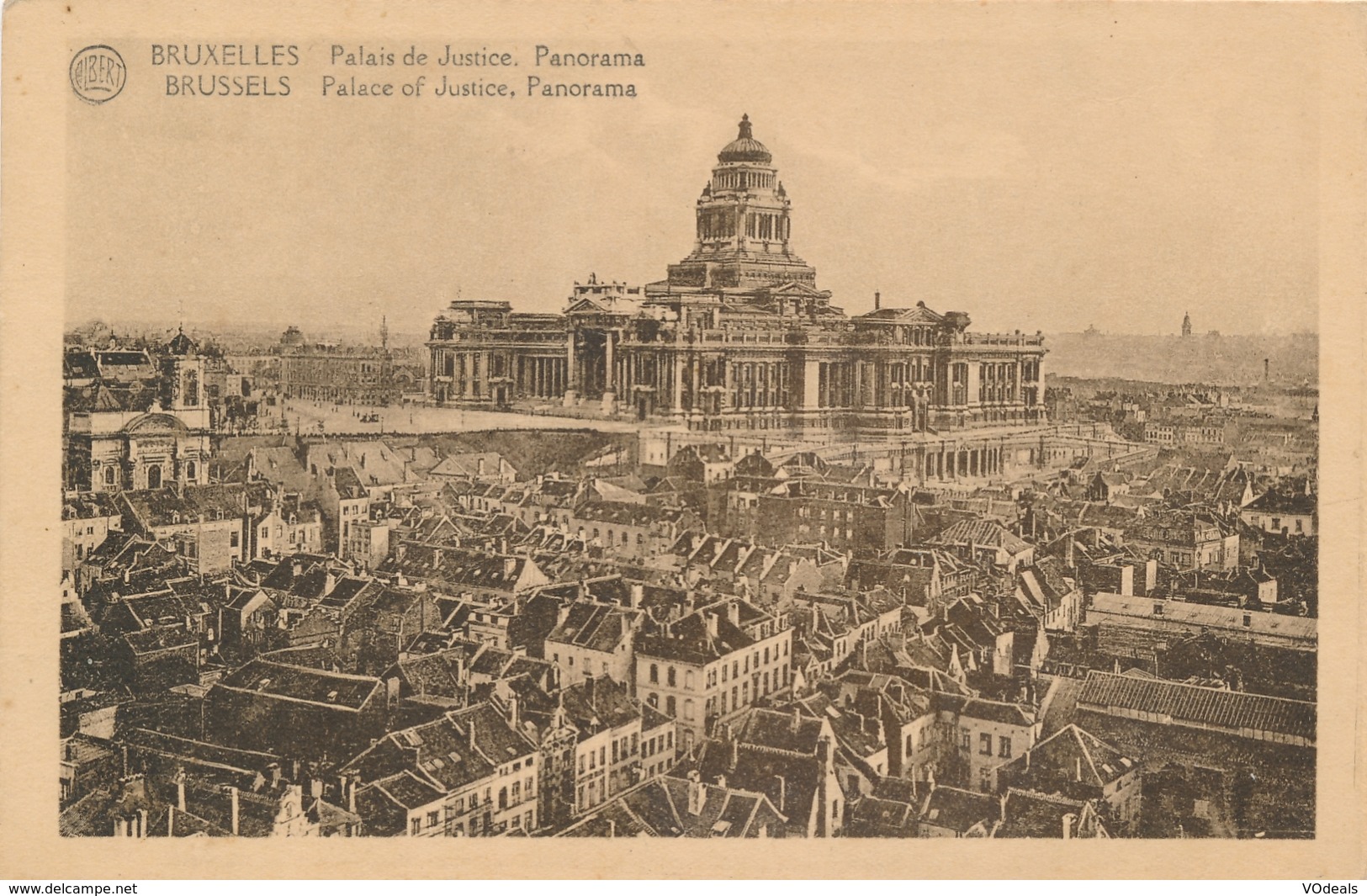 CPA - Belgique - Brussels - Bruxelles - Palais De Justice - Panorama - Multi-vues, Vues Panoramiques