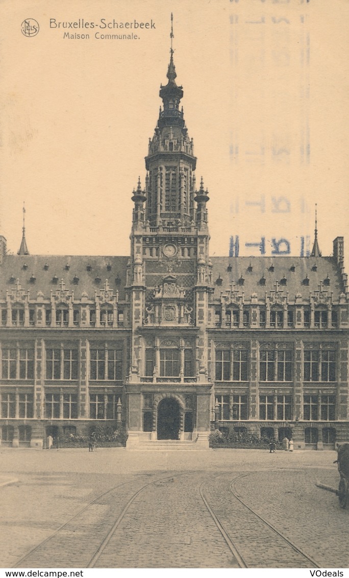 CPA - Belgique - Brussels - Bruxelles - Schaerbeek - Maison Communale - Schaerbeek - Schaarbeek