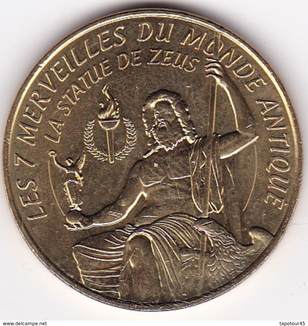 PL 2) 9 > Médaille Souvenir Ou Touristique > La Statue De Zeus > Dia. 34 Mm - 2014