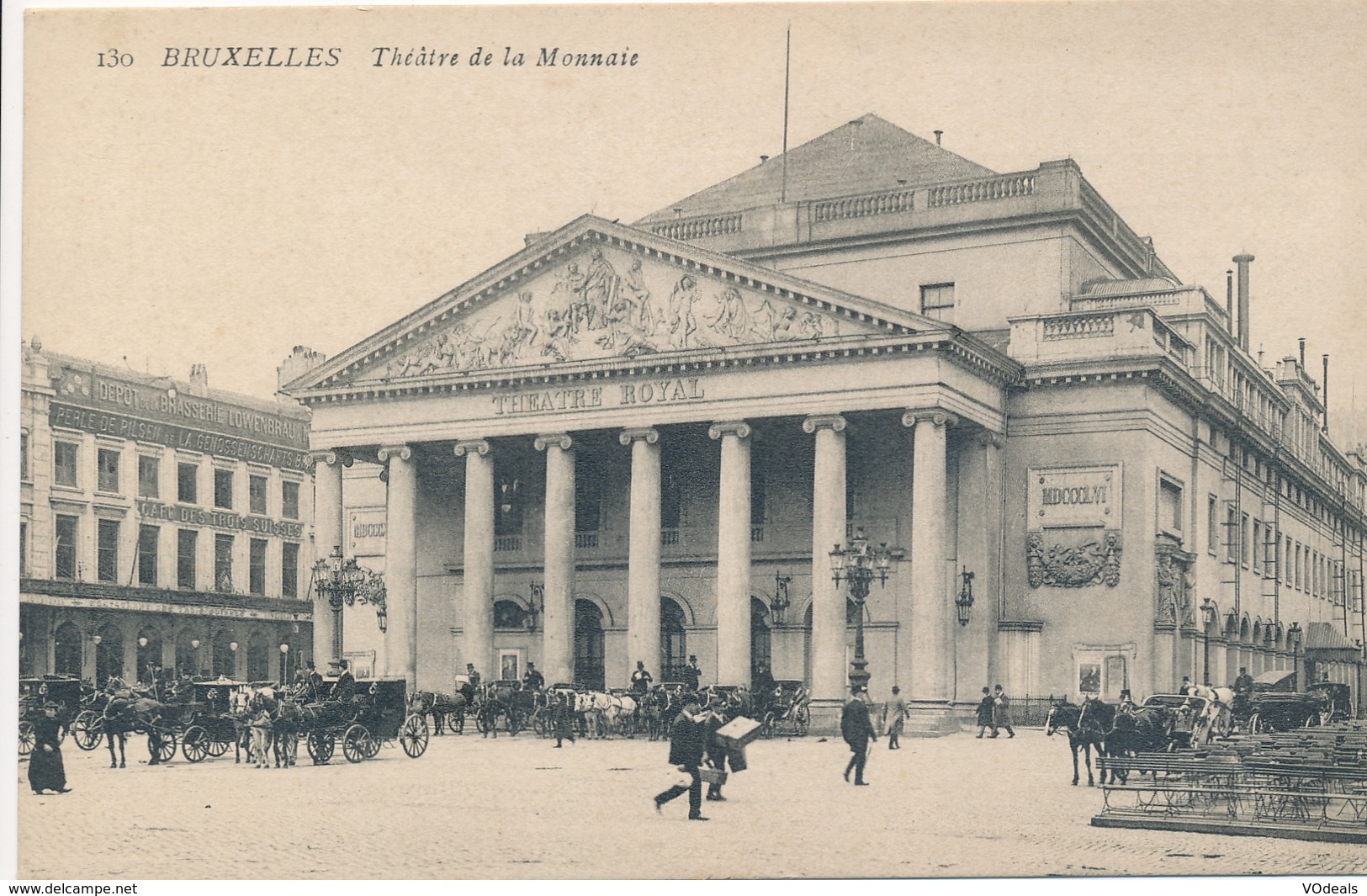 CPA - Belgique - Brussels - Bruxelles - Théâtre De La Monnaie - Monuments, édifices