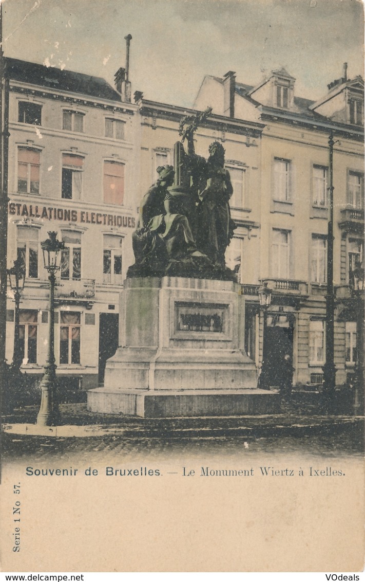 CPA - Belgique - Brussels - Bruxelles - Le Monument  Wiertz à Ixelles - Monuments, édifices