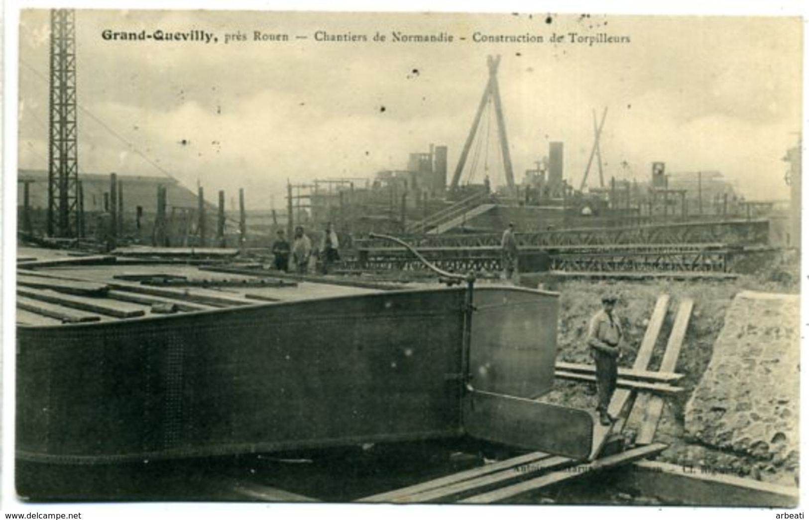 76 GRAND-QUEVILLY ++ Chantiers De Normandie - Construction De Torpilleurs ++ - Le Grand-Quevilly