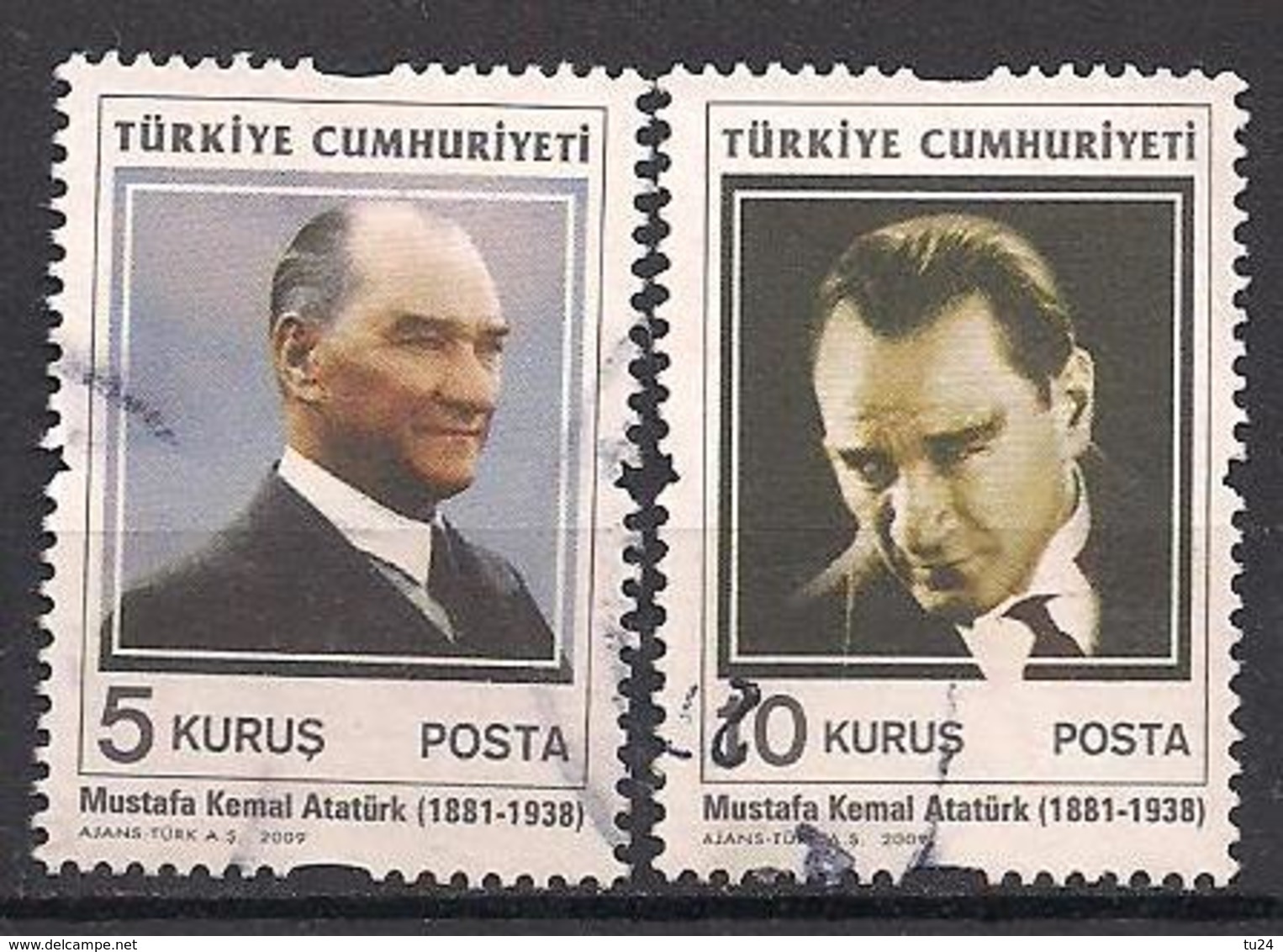 Türkei  (2009)  Mi.Nr.  3750 + 3751  Gest. / Used  (11ff49) - Gebraucht