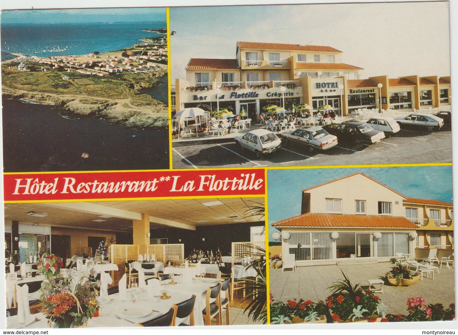 Loire  Atlantique :  PREFAILLES : La  Pointe  St  Gildas , Hotel  Restaurant " La  Flottille " - Préfailles