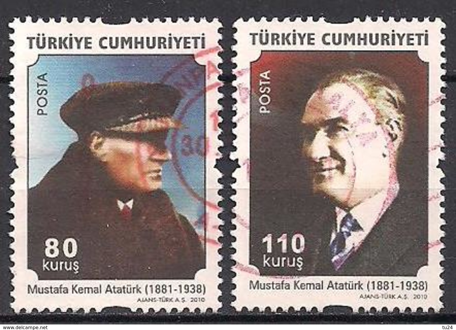 Türkei  (2010)  Mi.Nr.  3835 + 3836  Gest. / Used  (11ff50) - Used Stamps