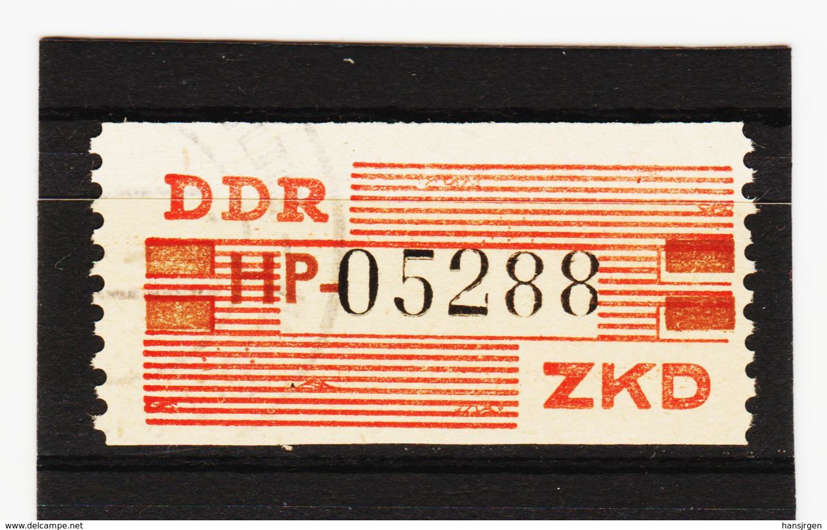 YZO449 DDR 1960 DIENSTMARKE - B WERTSTREIFEN F.d. ZKD Michl VIII Gestempelt ZÄHNUNG Siehe ABBILDUNG - Other & Unclassified