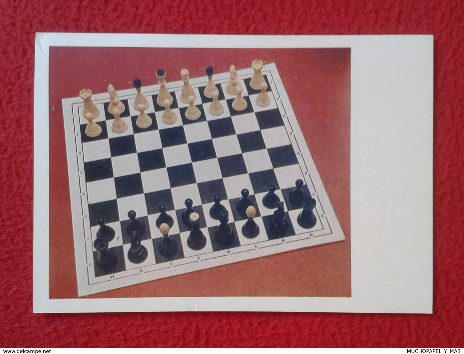 POSTAL POST CARD AJEDREZ CHESS Échecs SCHACH XADREZ SZUCS FERENC BUDAPEST HUNGARY CON SELLO WITH STAMP VER FOTOS HUNGRÍA - Otros & Sin Clasificación