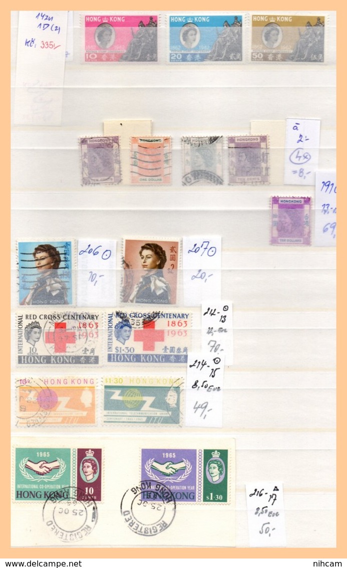 Collection Hong Kong 11 SCANS Classics High Value Forte Cote - Collections (with Albums)