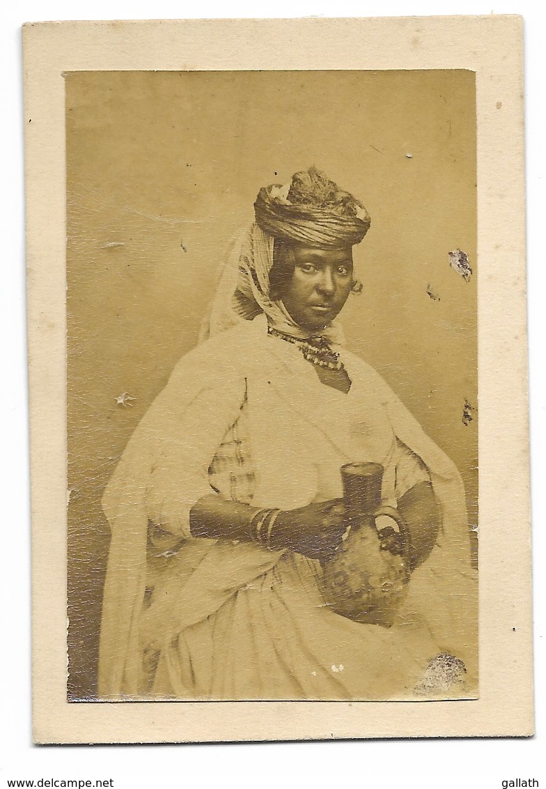 ALGERIE - Portrait De Femme 1884 (photo 6,5x9,5) - Old (before 1900)