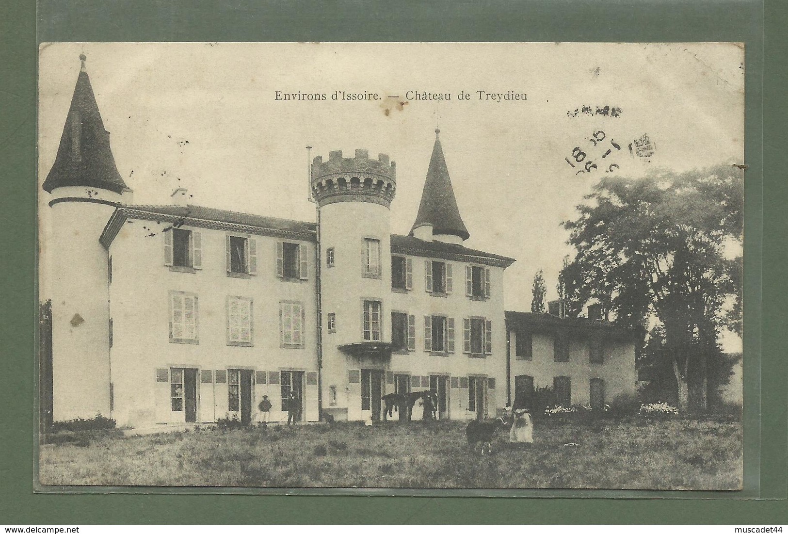 CARTE POSTALE PUY DE DOME 63 ISSOIRE CHATEAU DE TREYDIEU - Issoire