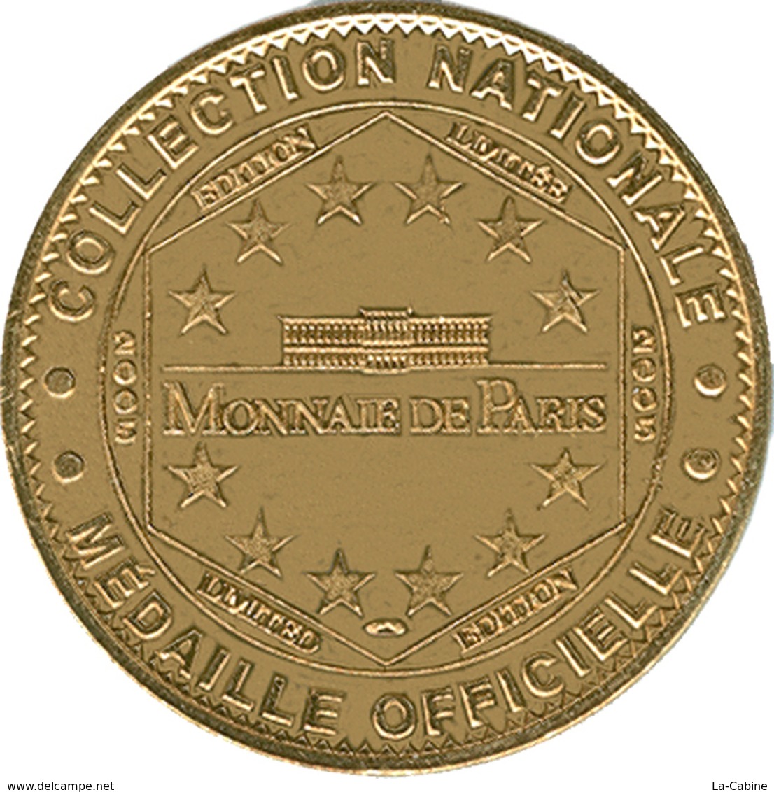 AIGUES MORTES TOUR CONSTANCE DEPT 30 GARD MÉDAILLE MONNAIE DE PARIS 2005 JETON TOURISTIQUE TOKENS MEDALS COINS - 2005