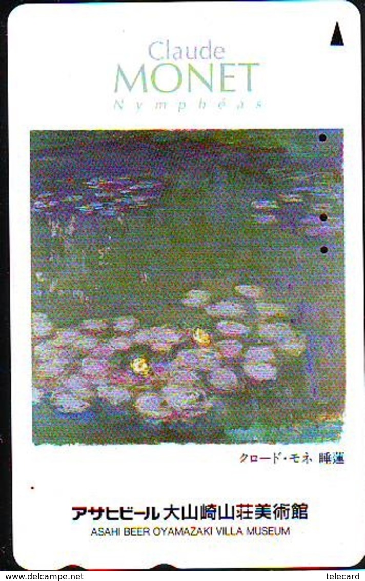 Télécarte JAPON  * PEINTURE FRANCE * CLAUDE MONET * ART * TK Gemälde (2029) Phonecard Japan * KUNST * SCHILDERIJ - Malerei