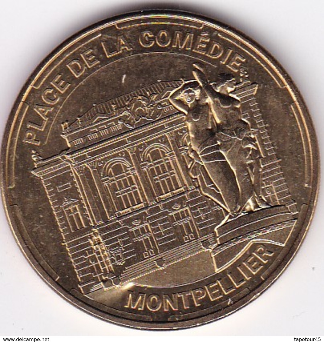 PL 2) 11 > Médaille Souvenir Ou Touristique > Montpellier  "Place De La Comédie" > Dia. 34 Mm - 2014