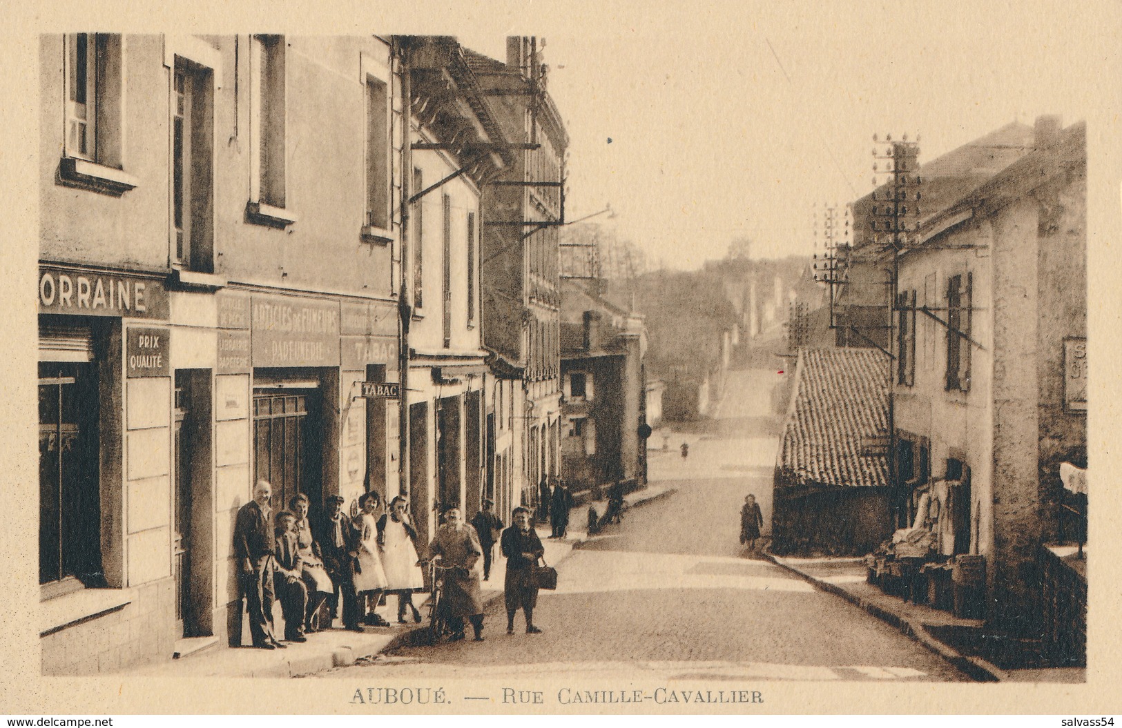 54) Auboué : Rue Camille Cavallier (Animée !!) - Nancy