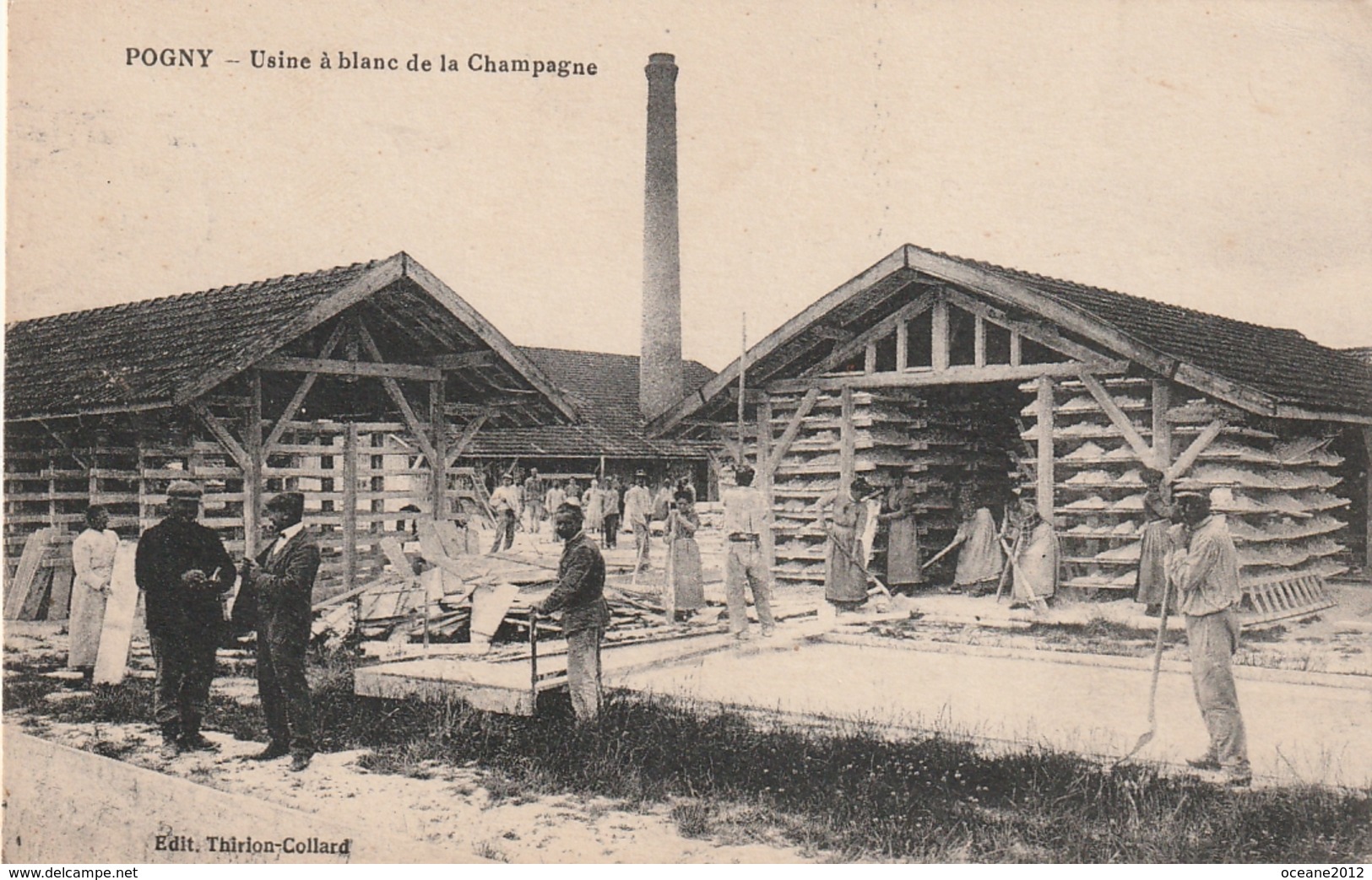 51 Pogny. Usine à Blanc De La Champagne - Autres & Non Classés