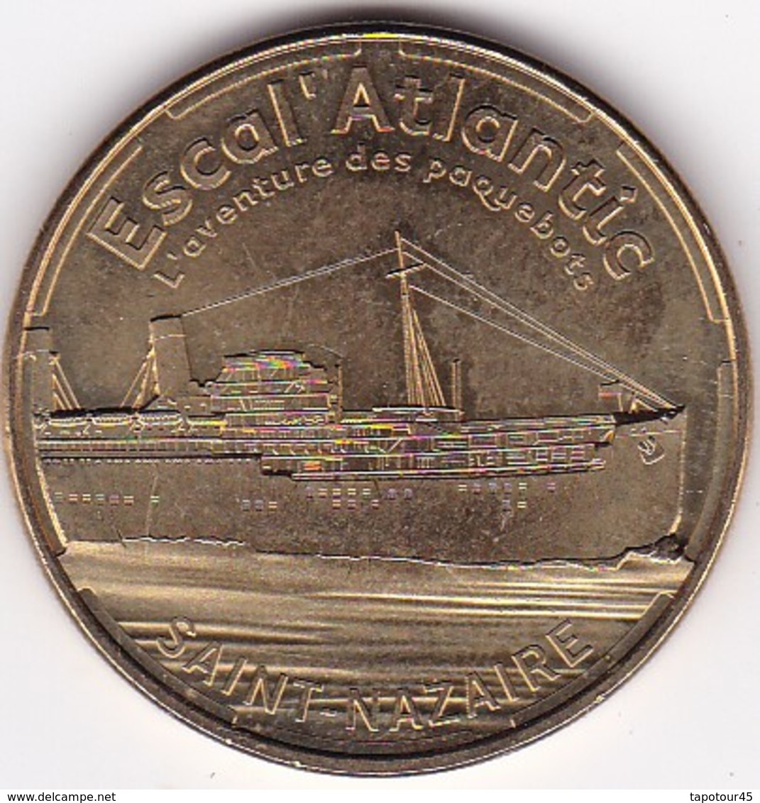 PL 3) 1 >  Médaille Souvenir Ou Touristique > SAINT-NAZAIRE "Escal Atlantique" > Dia. 34 Mm - 2014