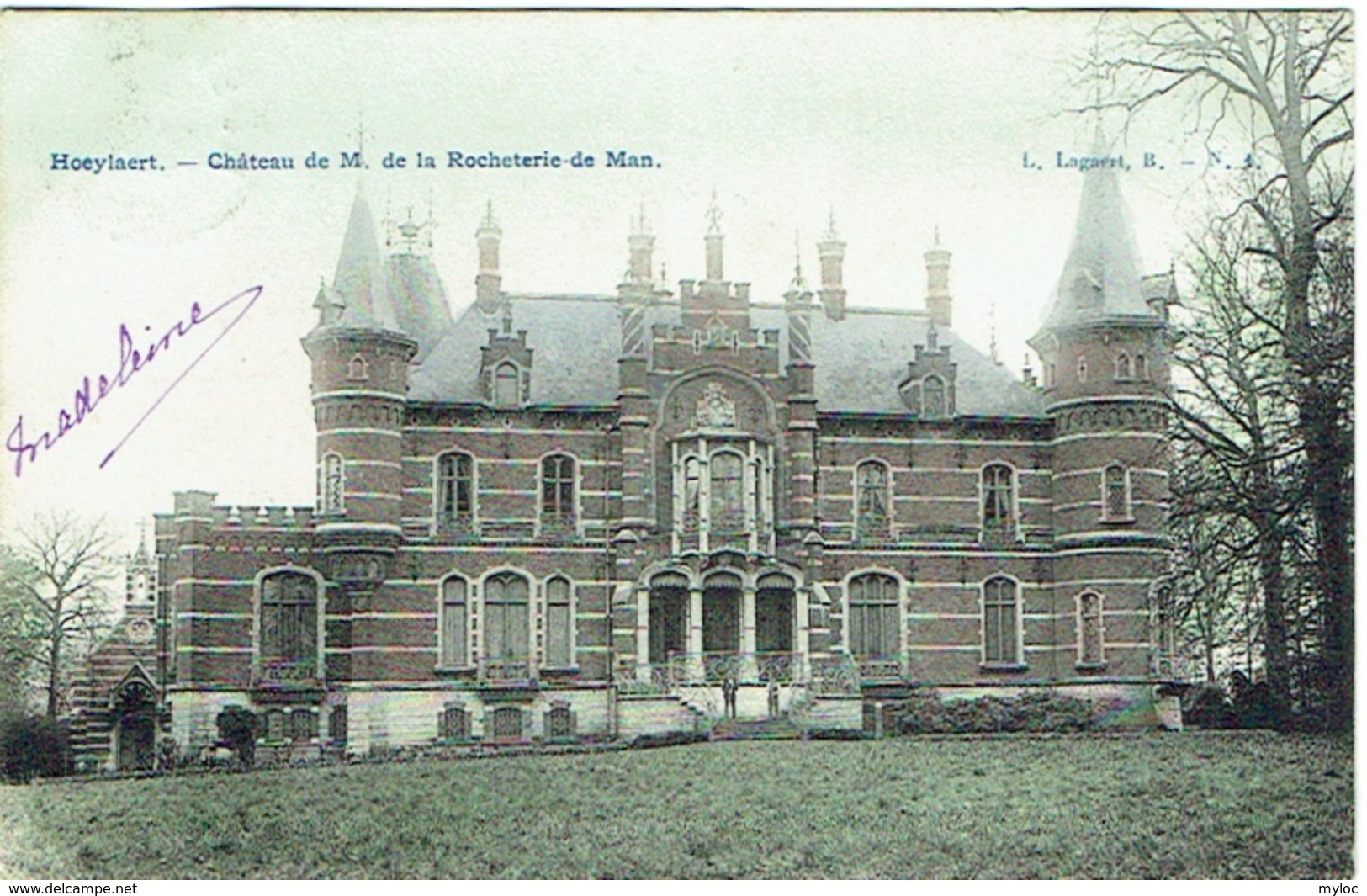 Hoeilaart. Hoeylaert.  Château De M.de La Rocheterie-de Man. - Hoeilaart