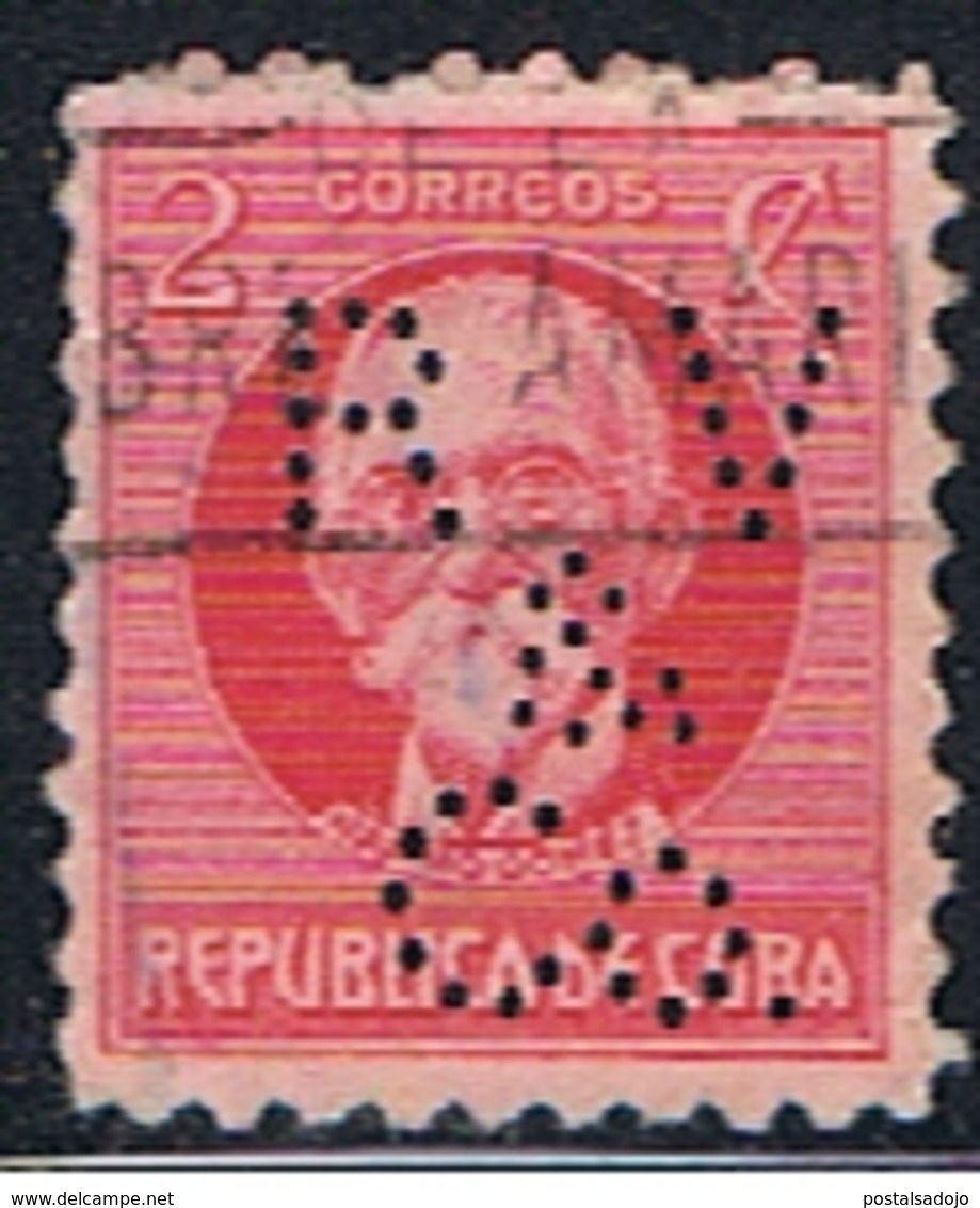 CUBA 142 // Y&T 176 // PERFORE / PERFIN // 1917 - Oblitérés