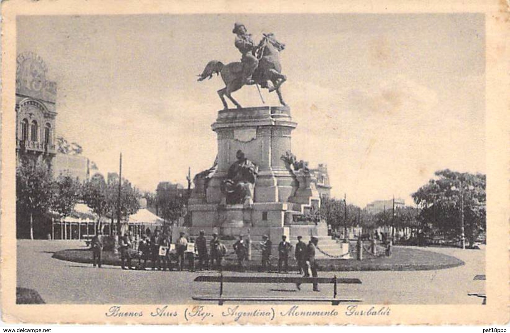 ** Lote De 2 Postales ** ARGENTINA Argentine - BUENOS AIRES : Monumento GARIBALDI - CPA - AMERIQUE DU SUD Sudamerica - Argentina