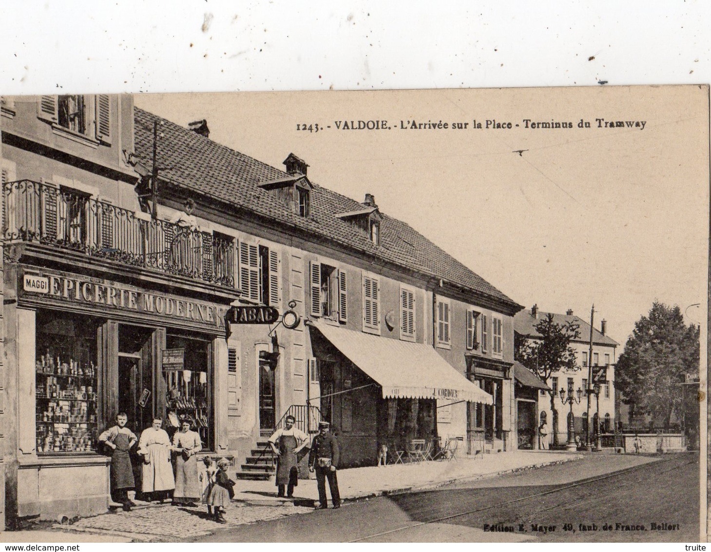 VALDOIE L'ARRIVEE SUR LA PLACE TERMINUS DU TRAMWAY - Valdoie