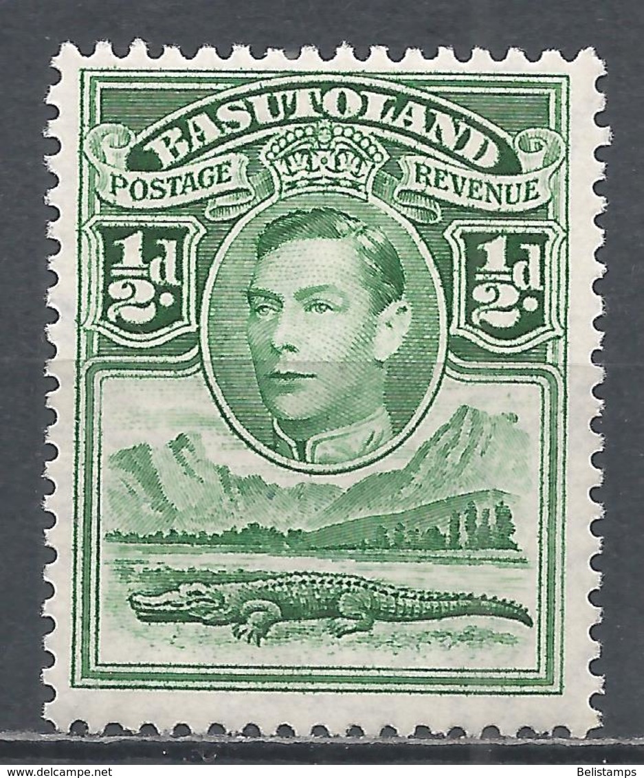 Basutoland 1938. Scott #18 (MH) King George VI, Crocodile - 1933-1964 Colonie Britannique