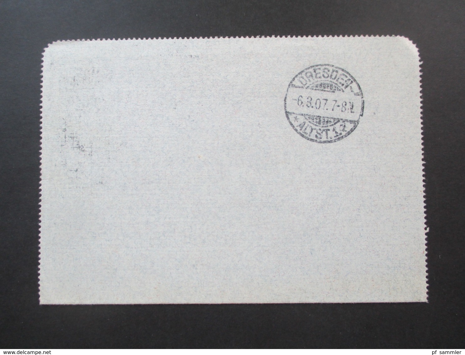 Österreich 1907 Kartenbrief / Gezähnter Brief Mit Der Nr. 134 EF Nach Dresden Gesendet Mit Ak Stempel - Briefe U. Dokumente