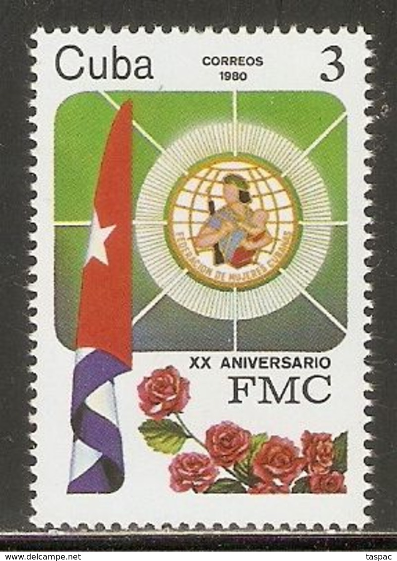 1980 Mi# 2492 ** MNH - Women's Federation - Ungebraucht