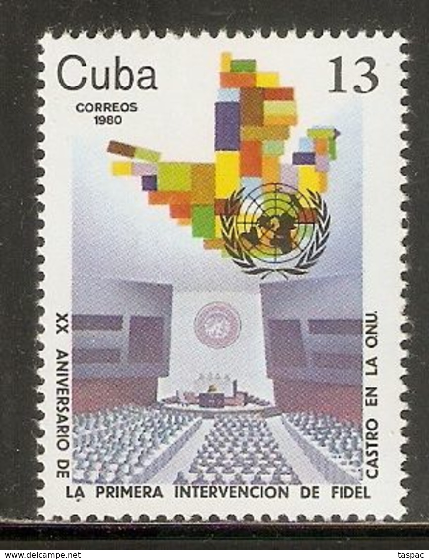 1980 Mi# 2503 ** MNH - UN General Assembly - Ungebraucht