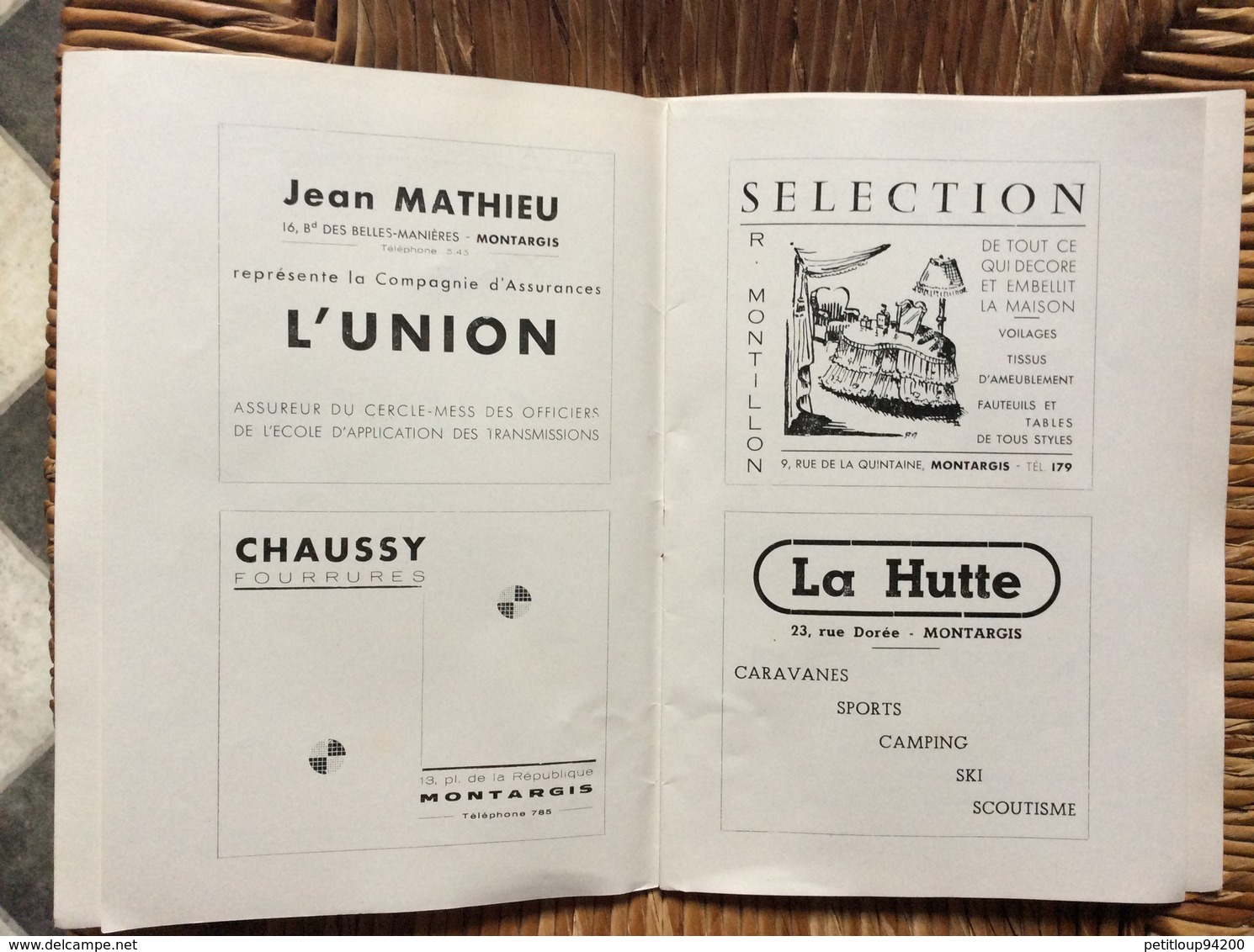 PROGRAMME  ÉCOLE D’APPLICATION DES TRANSMISSIONS  EAT  Bal Des Officiers  SAINT-GABRIEL 1960  Montargis - Autres & Non Classés