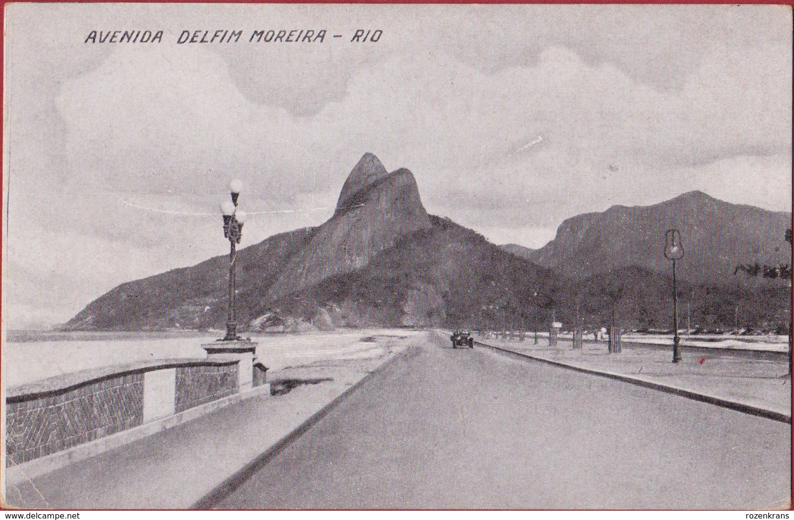 Bresil Brazil Brasil Rio De Janeiro - Avenida Delfim Moreira Brazilie RARE CPA - Rio De Janeiro