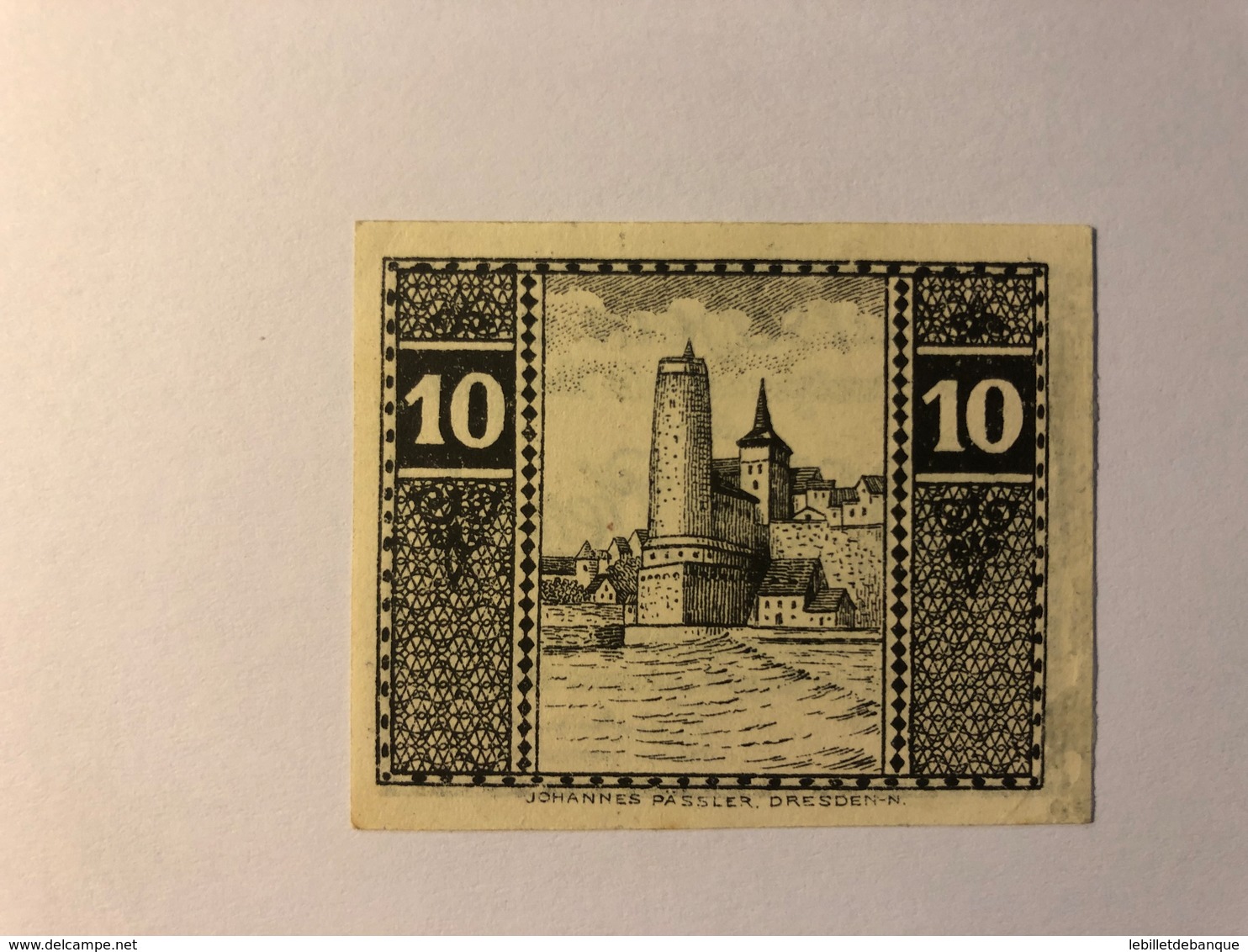 Allemagne Notgeld Bautzen 10 Pfennig - Collections