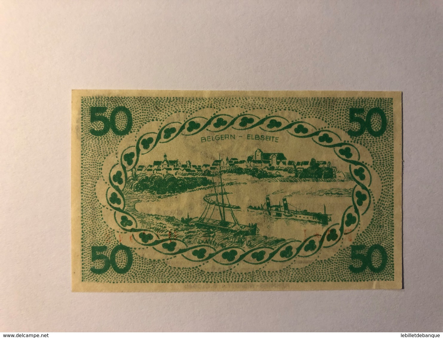 Allemagne Notgeld Belgern 50 Pfennig - Collections