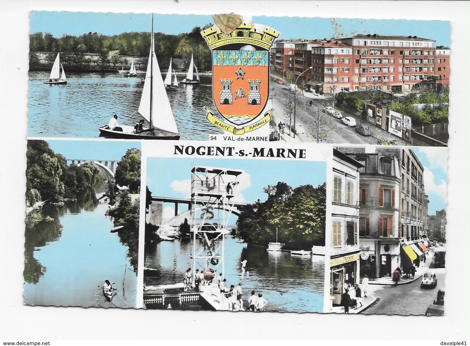 94  NOGENT  SUR MARNE   MULTIVUES  BON ETAT       2 SCANS - Nogent Sur Marne