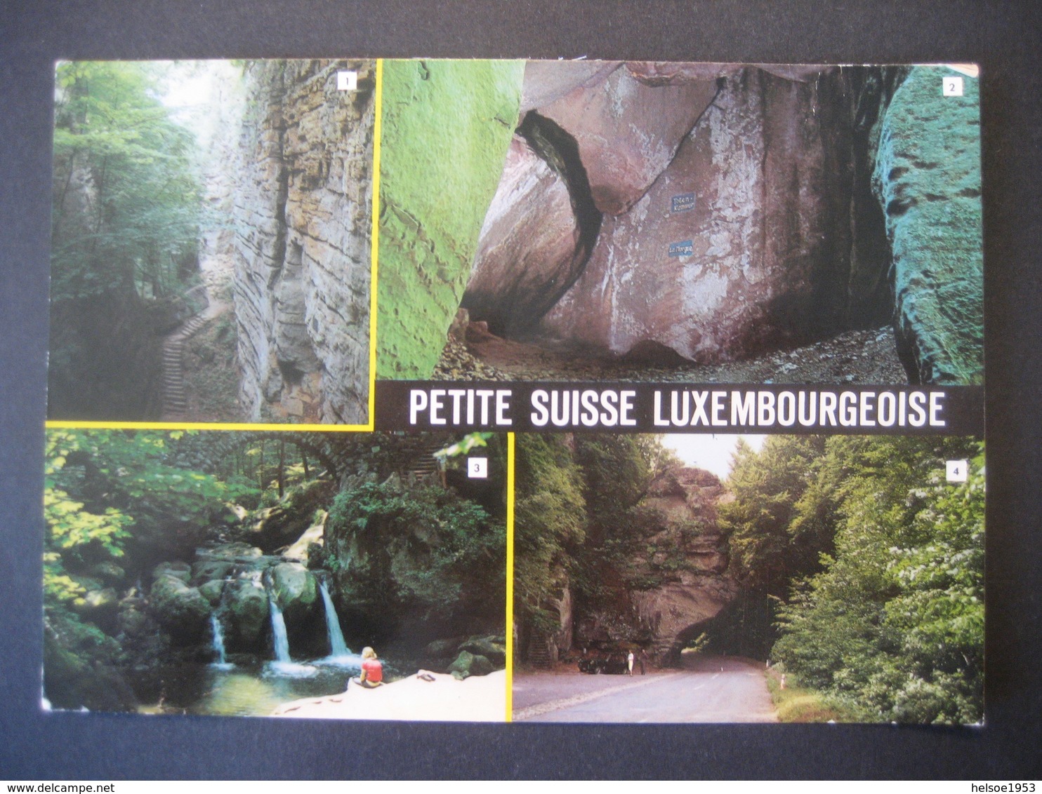 Luxemburg- Karte Petite Suisse Luxembourgeoise, Sondermarke Hl. Willibrord Mi. 309, Marken Grossherzogin Charlotte - Colecciones