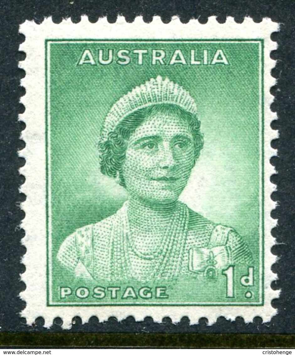 Australia 1937-49 KGVI Definitives (p.13½ X 14) - 1d Queen Elizabeth LHM (SG 165) - Neufs