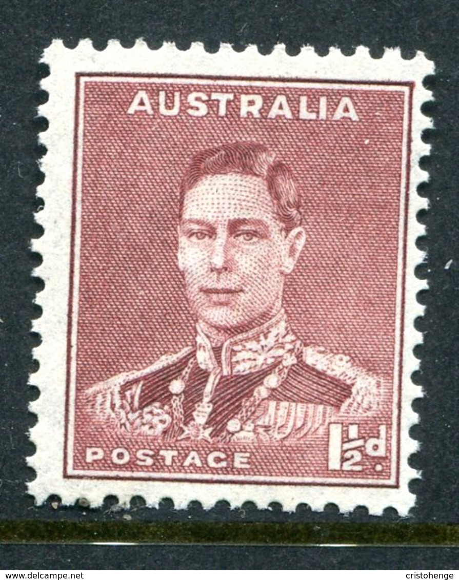 Australia 1937-49 KGVI Definitives (p.13½ X 14) - 1½d King George VI MNH (SG 166) - Mint Stamps