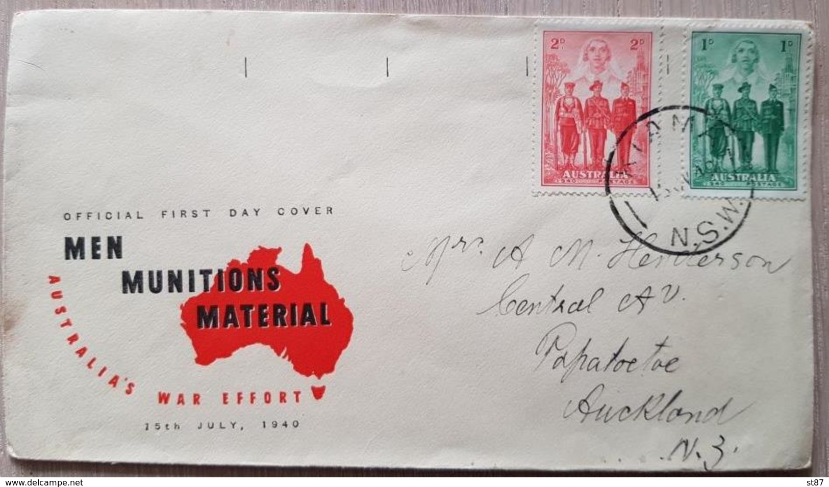 Australia 1940 First Day Cover - Sonstige & Ohne Zuordnung