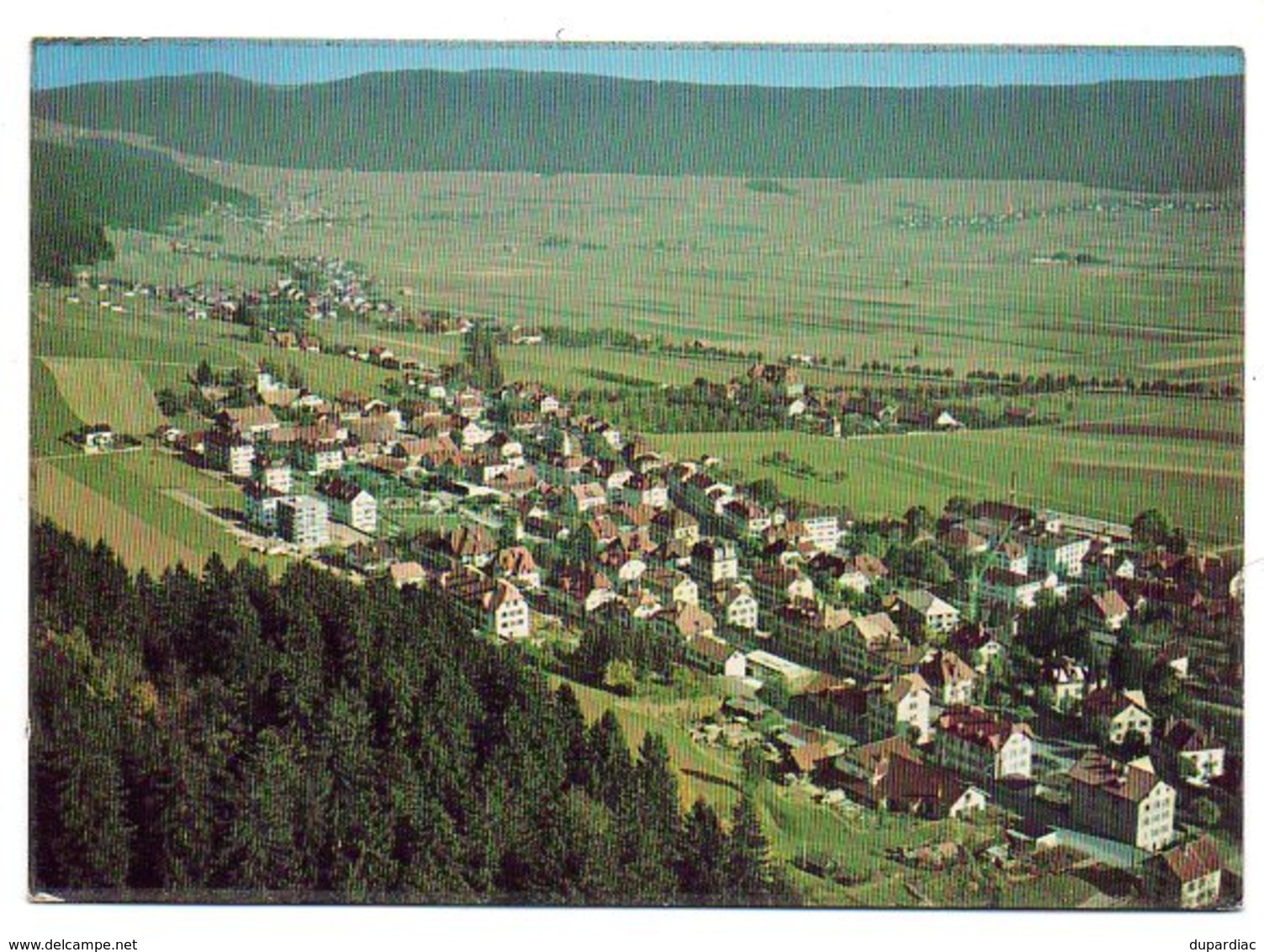 Suisse / En Avion Au-dessus De CERNIER. - Cernier