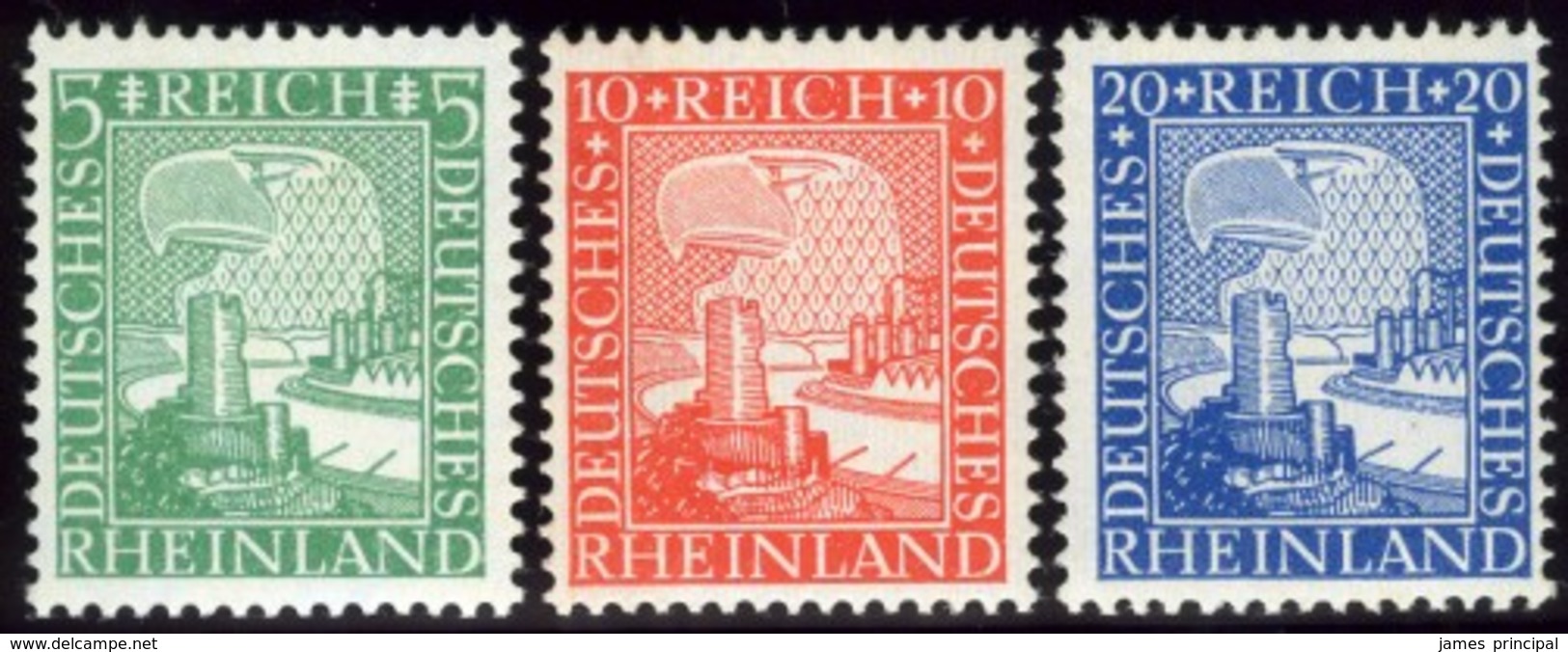 Germany. Sc #347-349. Mint. ** - Unused Stamps