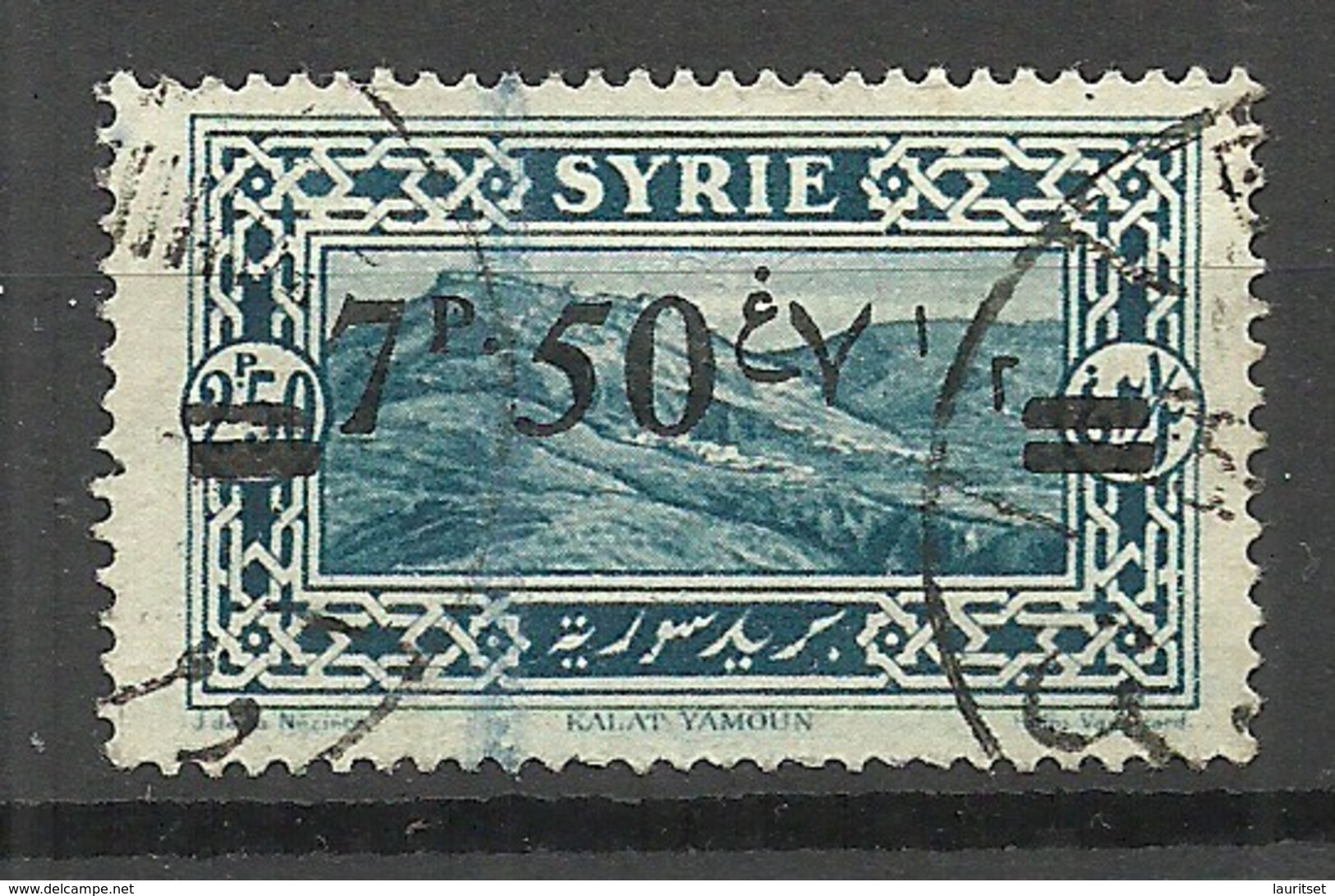 FRANKREICH France In Syrie 1926 Michel 305 Kalat Yamour Mountain O - Gebraucht