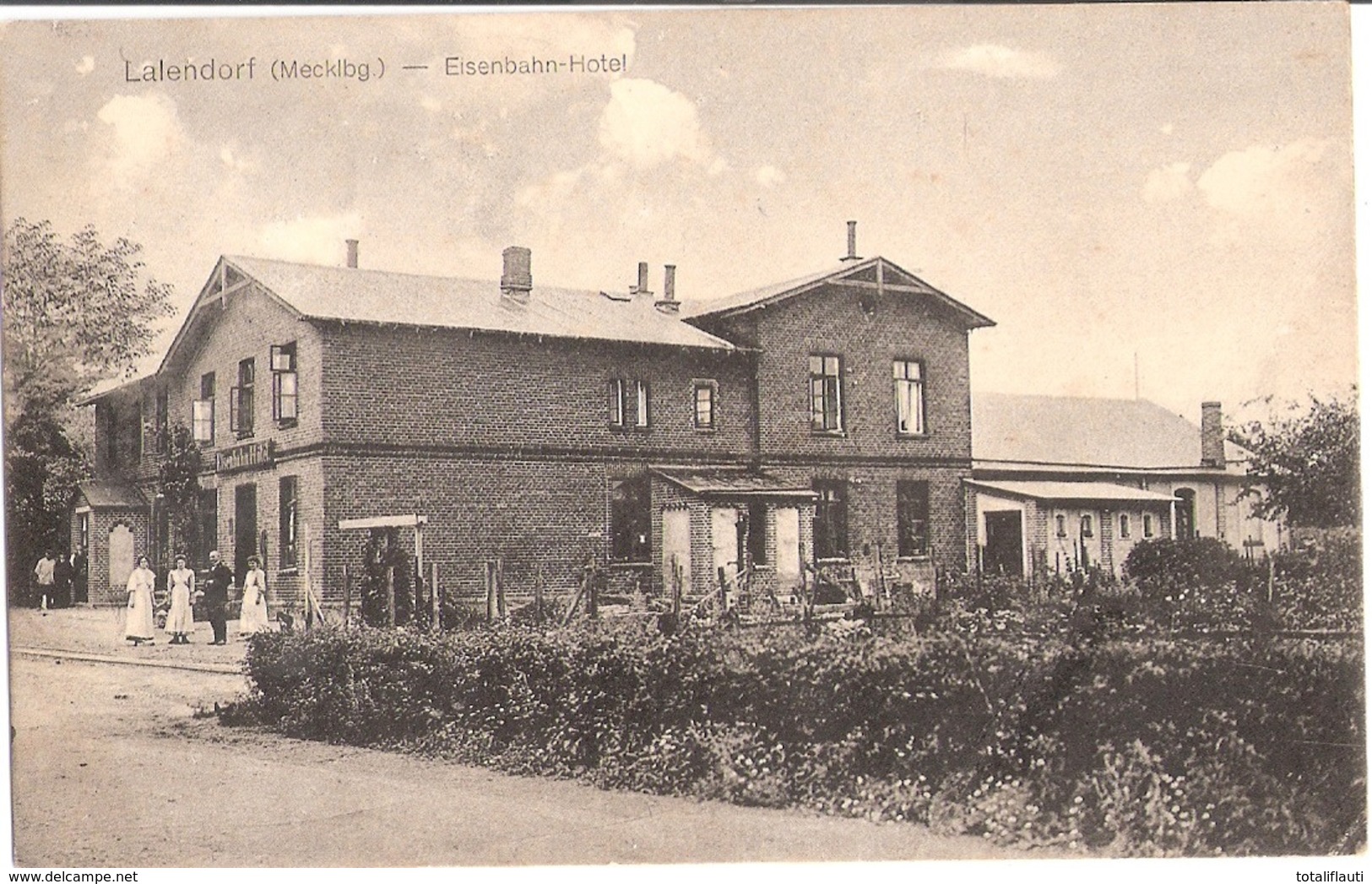 LALENDORF Zwischen Güstrow U Teterow Eisenbahn Hotel Belebt Gelaufen 22.5.1913 Mehrfach Weitergeleitet In Berlin - Teterow