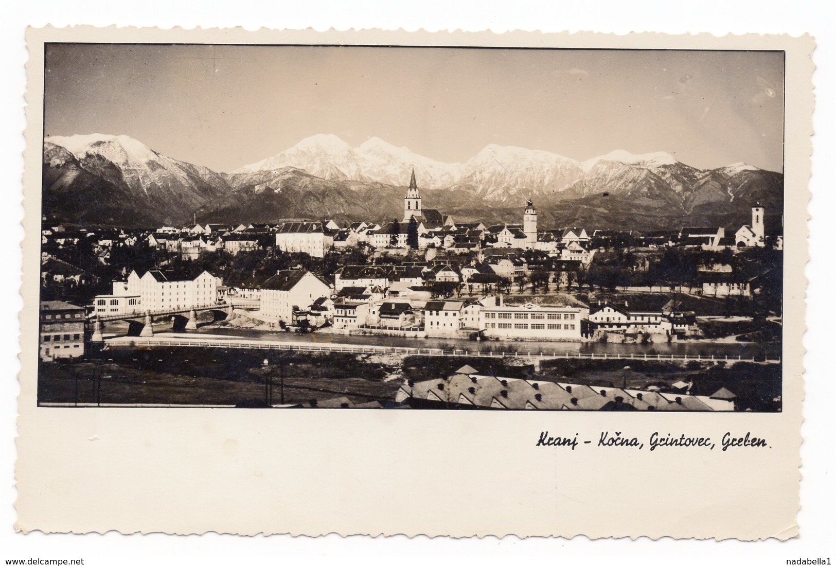 1940 YUGOSLAVIA, SLOVENIA, KRANJ, TPO RATECE-LJUBLJANA NO 72, ILLUSTRATED POSTCARD,  USED - Yugoslavia