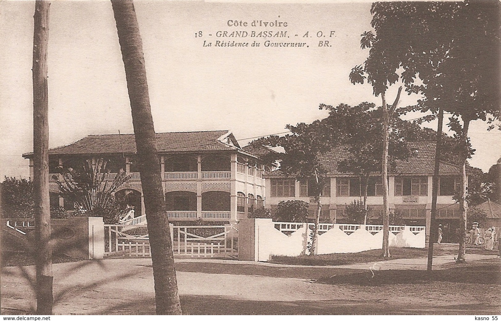 Côte D' Ivoire . Grand Bassam . La Résidence Du Gouverneur . - Côte-d'Ivoire