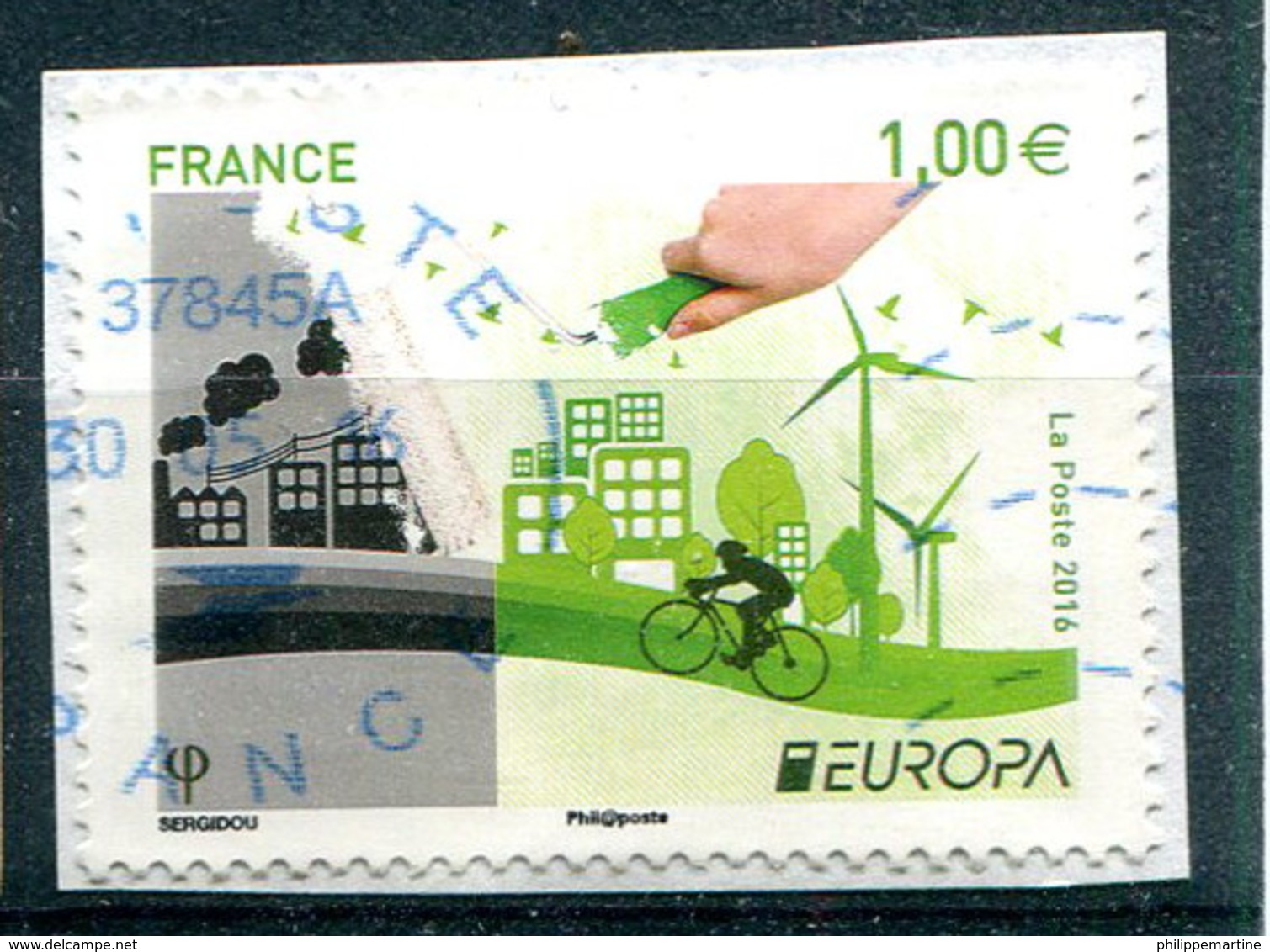 France 2016 - YT 5046 (o) Sur Fragment - Oblitérés