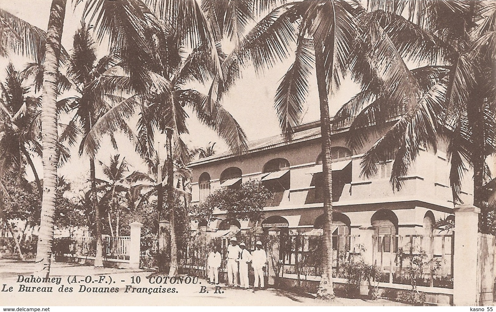 Dahomey . Cotonou . Le Bureau Des Douanes Françaises . - Dahomey