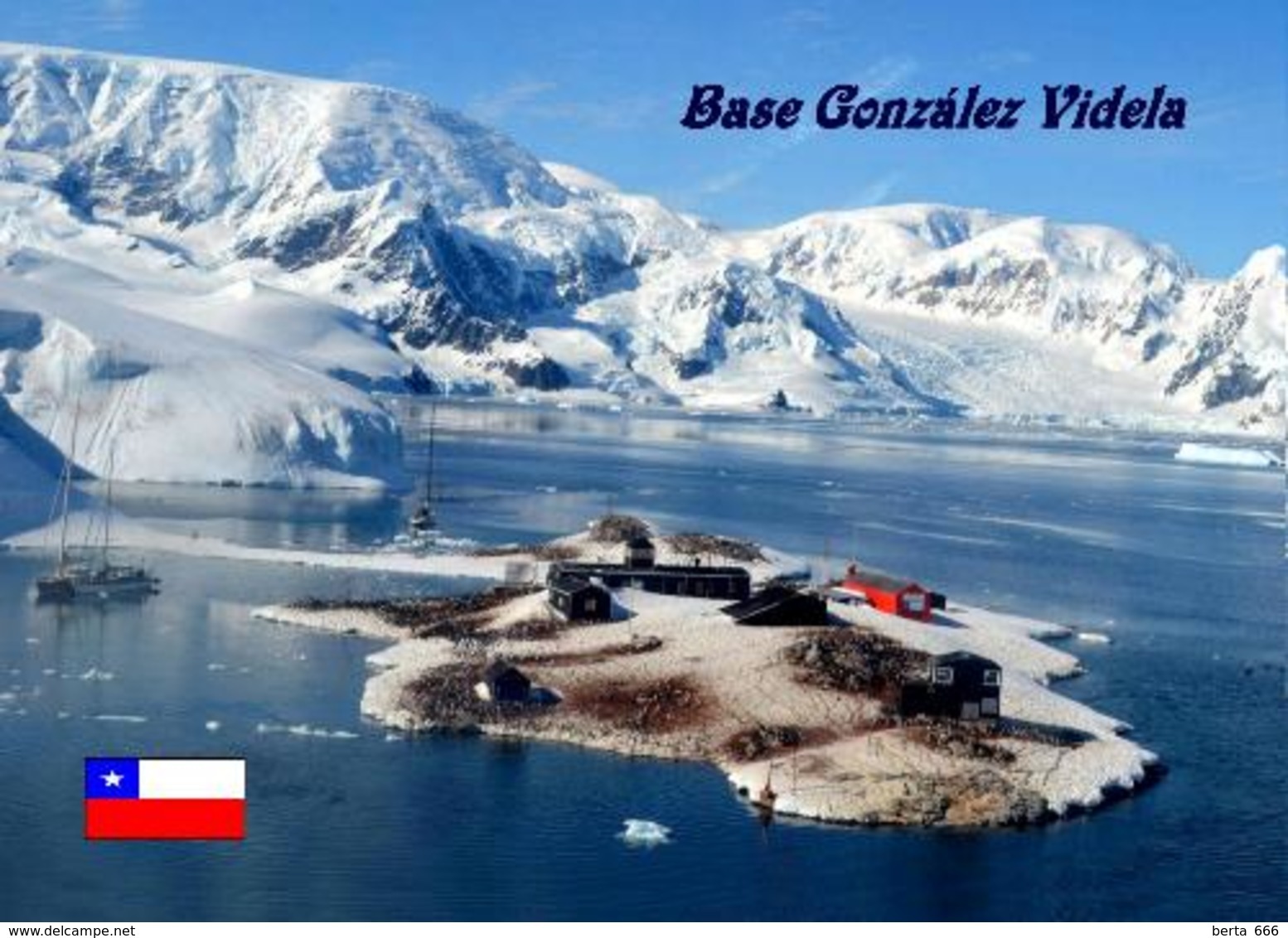 Antarctica Gonzalez Videla Base Chile New Postcard Antarktis AK - Sonstige & Ohne Zuordnung